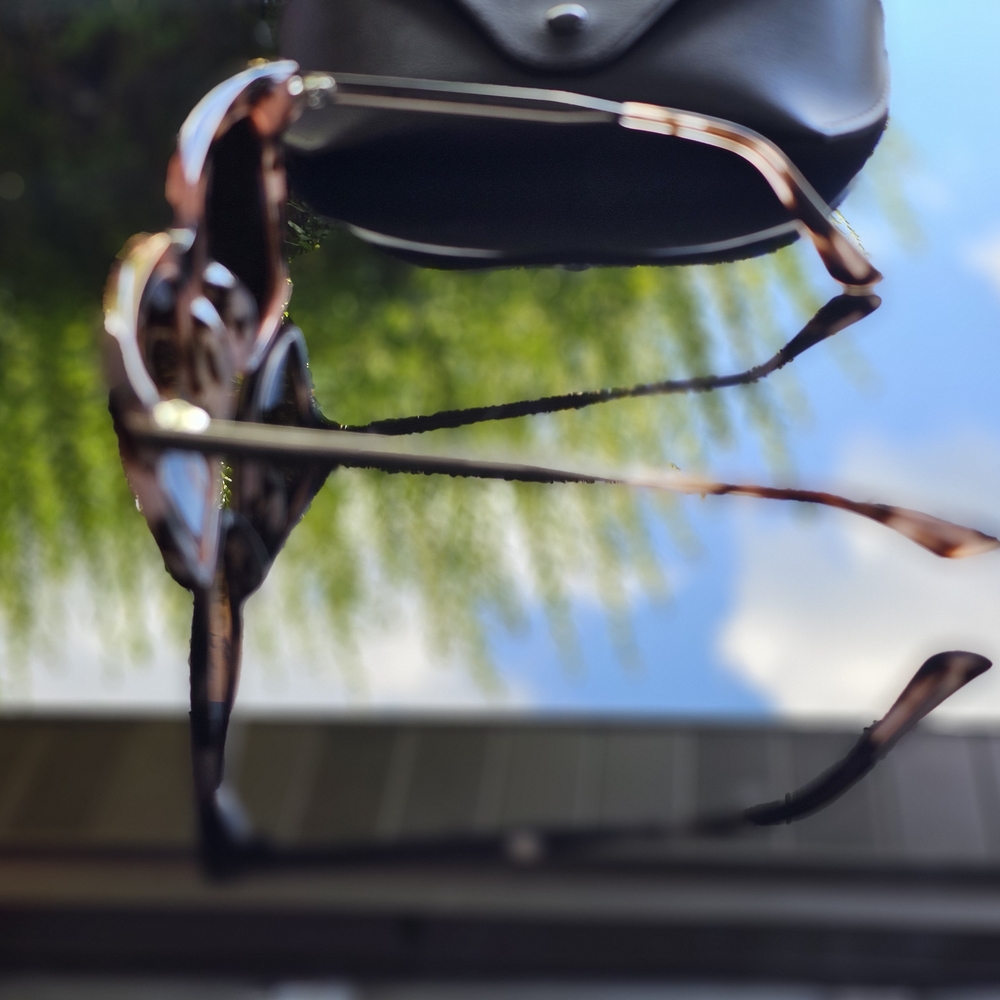 Diff Tortoise Shell Sunglasses With Case - image 7